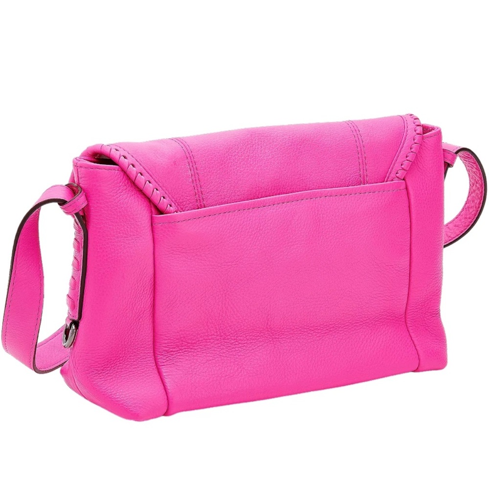 Aimee Kestenberg Pebble Leather Pink Crossbody Purse - All For Love - Picture 2 of 12